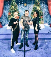 Виктор Матросов, Ольга Беккер и Сергей Райс на TV Russ